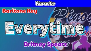 Everytime by Britney Spears (Karaoke : Baritone Key)