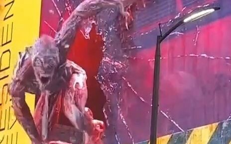Resident Evil Licker 3D billboard