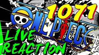 ONE PIECE CHAPITRE 1071 REACTION LIVE -TOUT SIMPLEMENT -