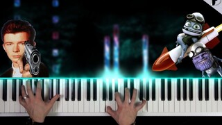 It's time to expose your age, the piano plays classic old songs, how many have you heard?