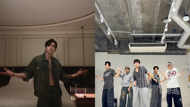 260628 | Jin Guk updates his TikTok—so, so, so, so “cha” again; today he did 10 counts. An original 