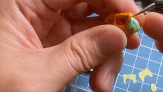 All series are high-quality Bandai HG Mark Rabbit MK2 Gundam spray painting production sharing
