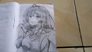 Old drawing in notebook last part | | BY RZY_ART