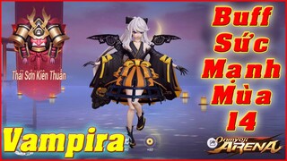 🌸Onmyoji Arena: Vampira - Buff Trùm TOP Trở Lại, Giật Dame Khiến Địch Sốc Chết Luôn