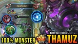 MANIAC!! New Thamuz Best Build and Emblem - Build Top 1 Global Thamuz ~ MLBB