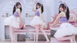 【Snow Cake】Soft and cute Q-bounce rabbit dance!