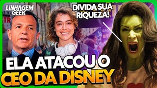 A TRETA CONTINUA! ATRIZ DE SHE HULK ATACA BOB IGER