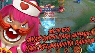 MLBB EXE - AWAS JATOH WAHAI ANOMALI LAND OF DAWN😆