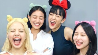 ليزا وميني وناوتو نايميا وبارك جيهيو يلتقطون صورًا فورية معًا! كم هن لطيفات!