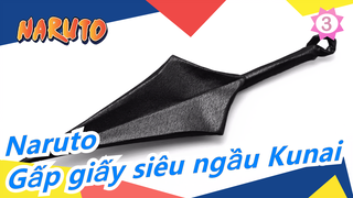 [Naruto] Gấp giấy siêu ngầu Kunai, Hướng dẫn đơn giản_3