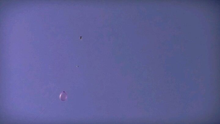 Kite are flying in the sky.