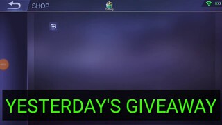 Yesterday Giveaway.