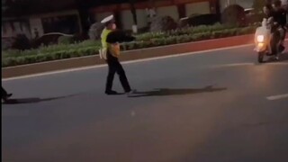 She... turned and left