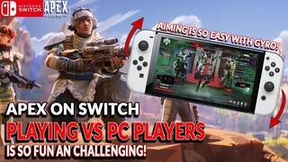 ANOTHER SWITCH PLAYER IN PC LOBBY VIDEO! APEX LEGENDS SWITCH GAMEPLAY