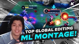 SKIN GIVEAWAY + TOP GLOBAL EDITING MONTAGE !| MLBB