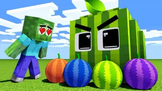 Monster School : Baby Zombie and Good Baby Watermelon Friend - Super Sad Story - Minecraft Animation