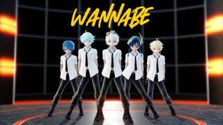 【MMD/Genshin Impact】 (Smooth Camera) ITZY- WANNABE(Cover)- Venti, Bennett, Xingqiu, Chongyun, Aether