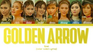 BINI - Golden Arrow Lyrics (Color Coded Lyrics) (sped up)