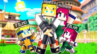 ENCONTREI A FAMILIA DO MINATO no Minecraft