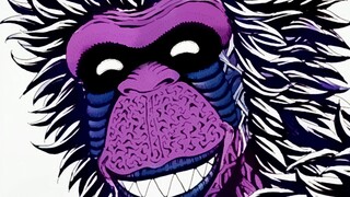 Captives of Food - In the food world chapter, the terrifying ape king, Bambina, treats the mountains