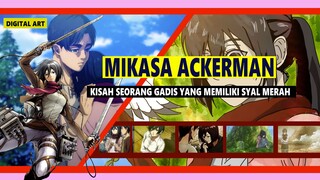 Mikasa Ackerman Kisah Cinta seorang Gadis yang memiliki Syal Merah / Speed drawing