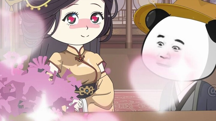 The God of Pancakes, Episode 8, Shrimp Proposes to Marry Pan Jinlian.