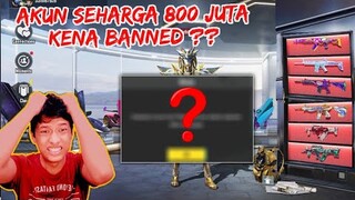 AKUN SEHARGA 800 JUTA KENA BANNED ?? PUBG MOBILE KENAPA INI . .
