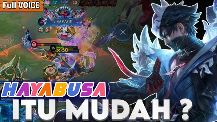 HAYABUSA ITU MUDAH? TRIK COMBO BAYANGAN AUTO SAVAGE. MLBB