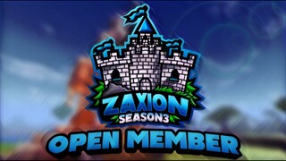 open member realm ZAXION SMP season 3,skuy join!