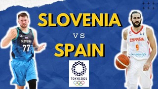 SLOVENIA vs SPAIN | GAME RESULTS | MEN'S OLYMPIC BASKETBALL TOURNAMENT 2021 | TOKYO OLYMPICS 2021