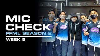 Mic Check FFML Week 5 | EVOS Free Fire