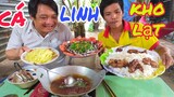 Chảo cá linh kho lạt và mâm cơm gà của Thánh Ròm lTâm Chè Vĩnh Long