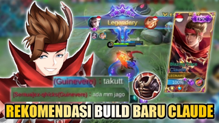 LEONARD TOP GLOBAL CLAUDE USE NEW BUILD!! AUTO LEGENDARY!! GAMEPLAY CLAUDE MOBILE LEGENDS