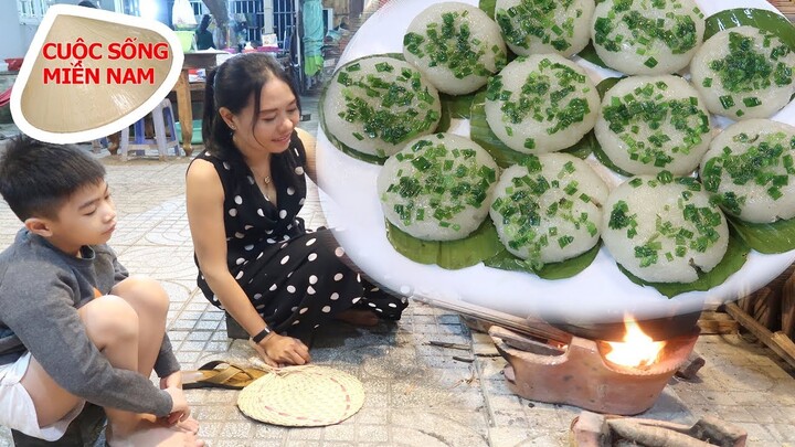 Món ngon ngày tết : Làm bánh ít trần nhân dừa (mùa khoai mì) - Nam Việt 827