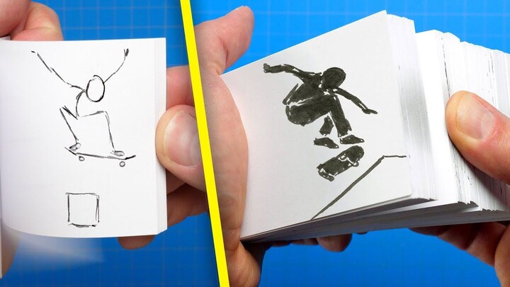 【DIY】Cartoon flipbook of Match man