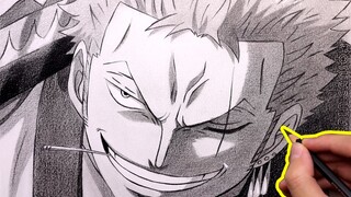 [Lukisan tangan] Zoro: Aku ingin menjadi pendekar pedang nomor satu dunia!!!! Ini liburan musim pana