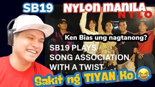 SB19 | Plays Song Association with a Twist! | REACTION