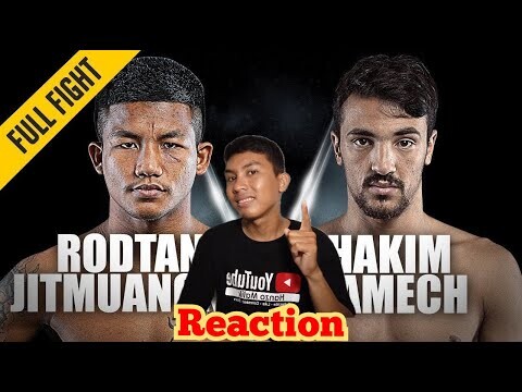 Rodtang vs hakim hamech full fight | reaction