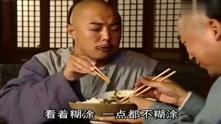 【Xiaolan】Tiga orang makan di restoran: Kaisar makan seafood, Lao Ji makan nasi paha ayam, dan He’er 