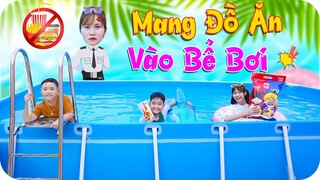 Cao Thủ Giấu Kẹo Mang Vào Bể Bơi ♥ Min Min TV Minh Khoa