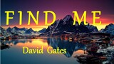FIND ME -  DAVID GATES lyrics (HD)