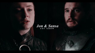 Jon & Sansa » You Grow [+8x01]