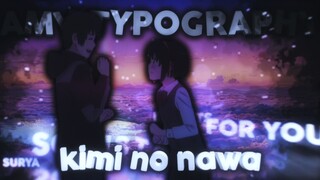 (AMV) Sebuah Hubungan dengan Perbedaan Waktu - kimi no nawa - my heart stereo