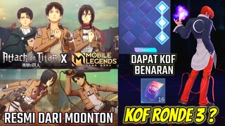 RONDE 3 KOF? DAPAT SKIN KOF BNERAN, SKIN ATTACK ON TITAN TRAILER GILA SKIN ANIME TERBAGUS