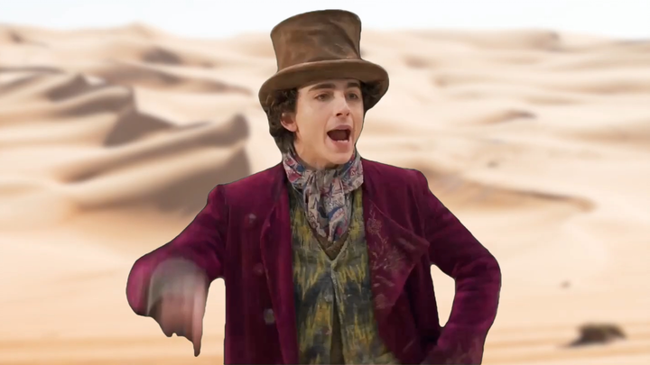 Willy Wonka, but in Dune 2