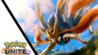 mencoba zacian sang pokemon pedang | [Pokemon Unite]