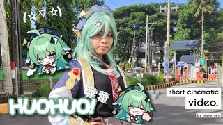 [COSCLIP.] gadis mungil penakut?! HuoHuo Cosplay Short Cinematic Clip!