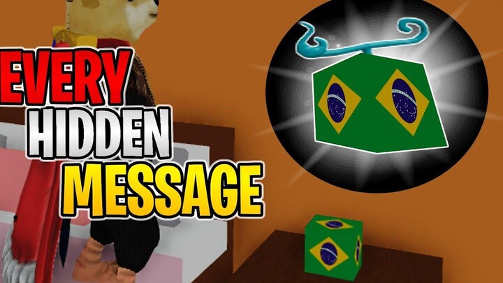 ข้อความที่ซ่อนอยู่ทั้งหมดในผลไม้ BLOX!