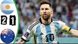 Argentina vs Australia 2-1 Highlights & All Goals - 2022