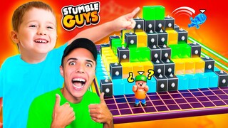 NIÑOS se ENFRENTAN al NUEVO BLOCK DASH… 😱 STUMBLE GUYS
